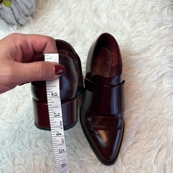 Vince Women’s Yaeger Oxblood Pointed-Toe Loafers Dress Shoes Size 6M US - Picture 10 of 17
